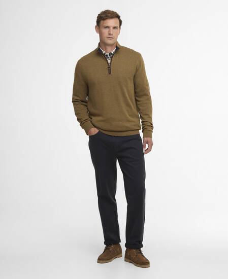 Maglione con zip corta Bayfield Russet