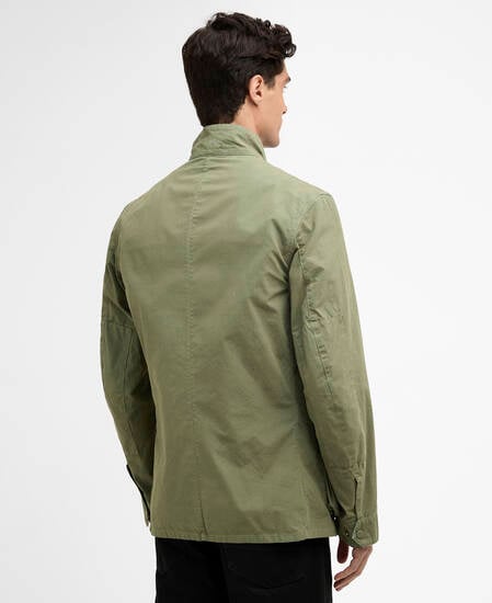 Garment Dyed Duke Casual Jacket Burnt Olive