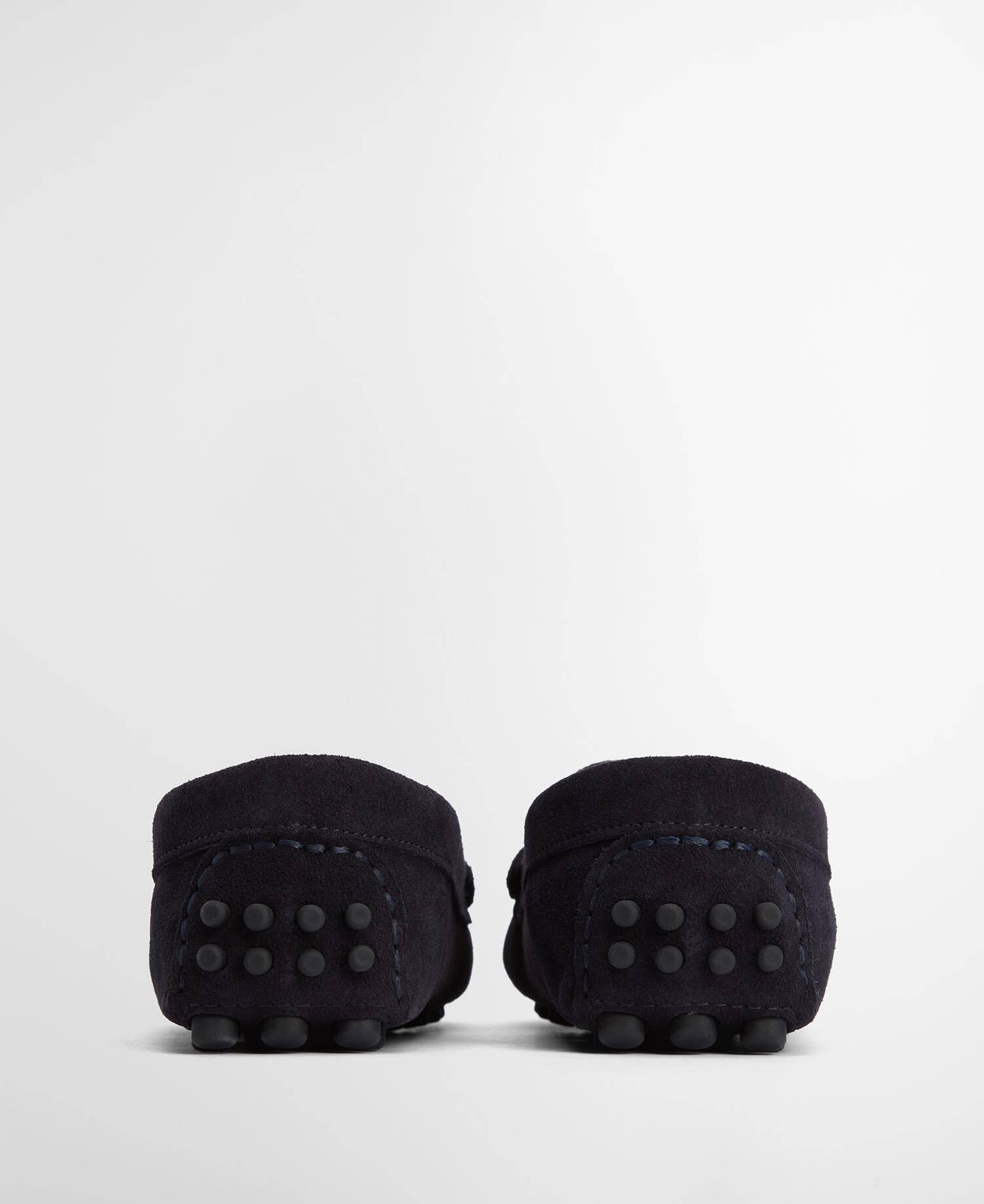 Laire Driving Shoes Navy Suede image number 1