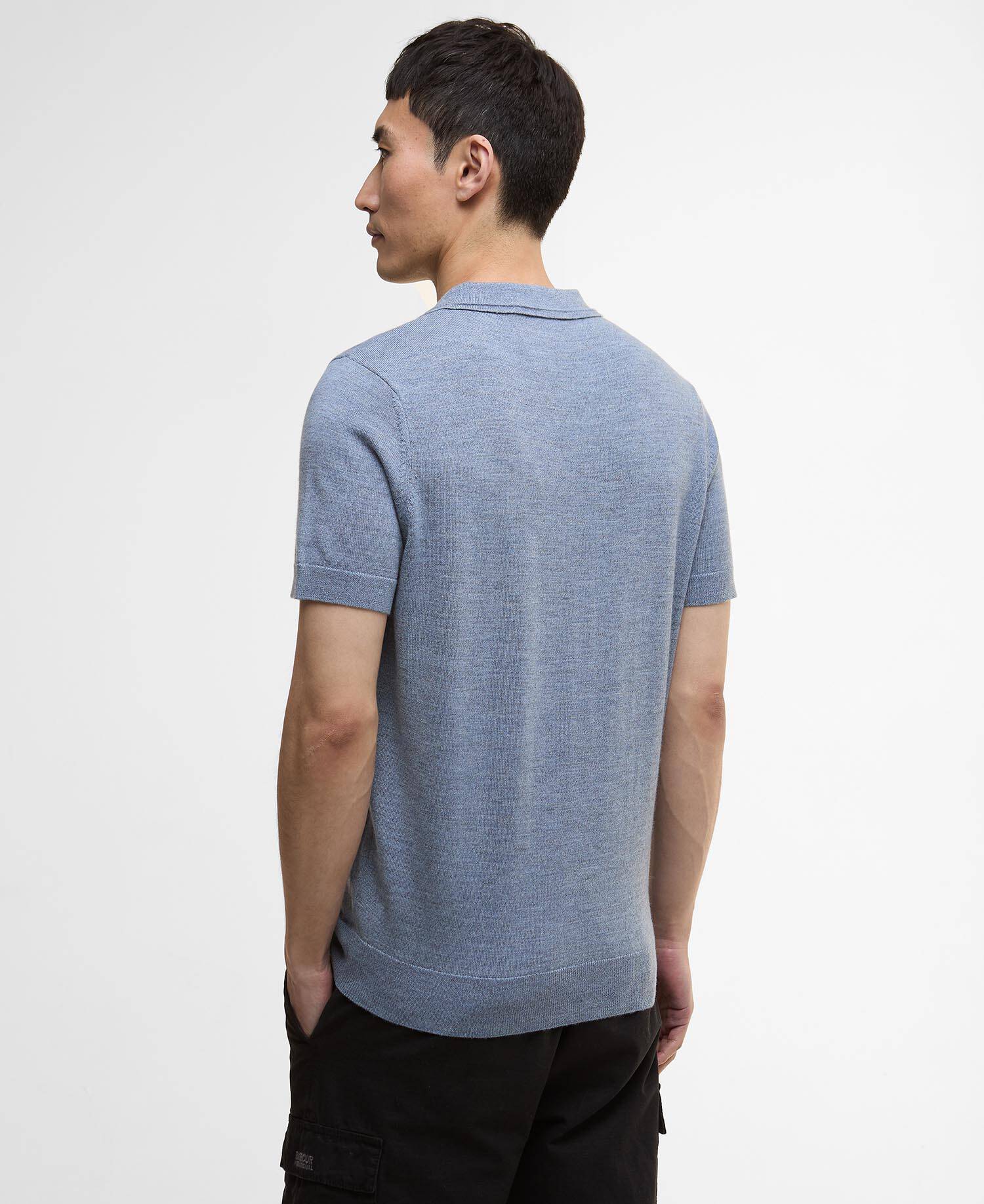 Maverick Mouline Knitted Polo Shirt image number 2