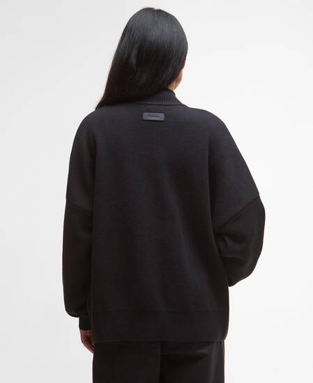 Bomber lavorato Milda Black