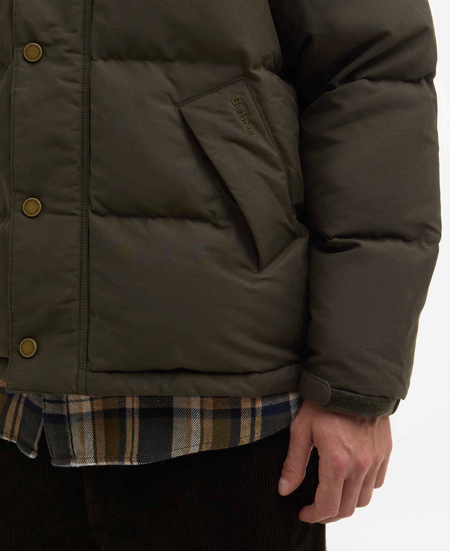 Barbour x SOREL Oversized Transport Puffer Jacket image number 6