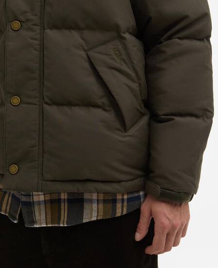Barbour x SOREL Oversized Transport Puffer Jacket Archive Olive