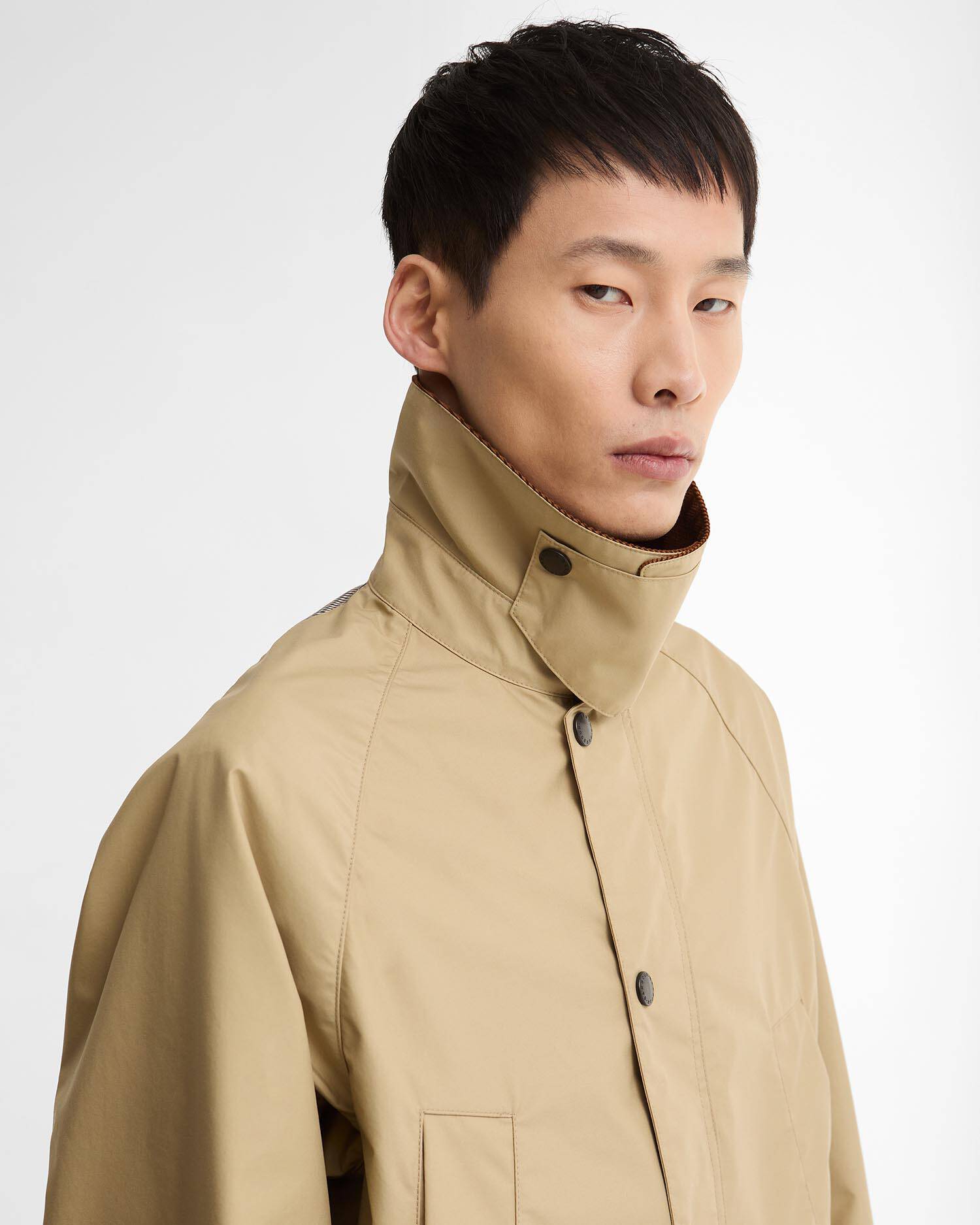 Barbour x eYe JUNYA WATANABE MAN Oversized Bedale Casual Jacket Beige image number 5