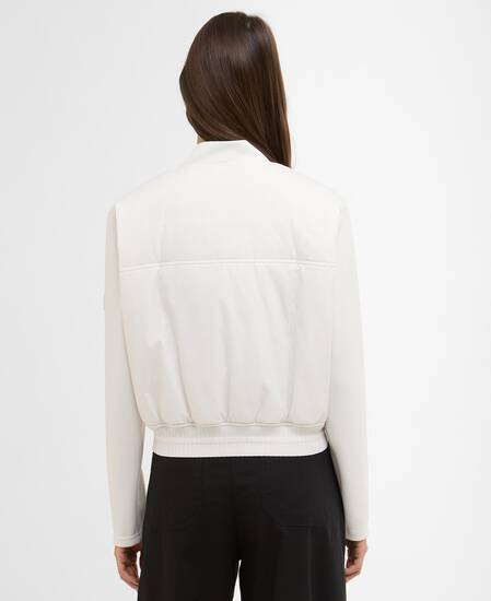 Emerson Quilted Bomber Jacket Vaporous Grey