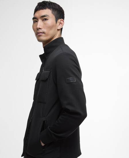 Ethan Quilted Sweatshirt Classic Black