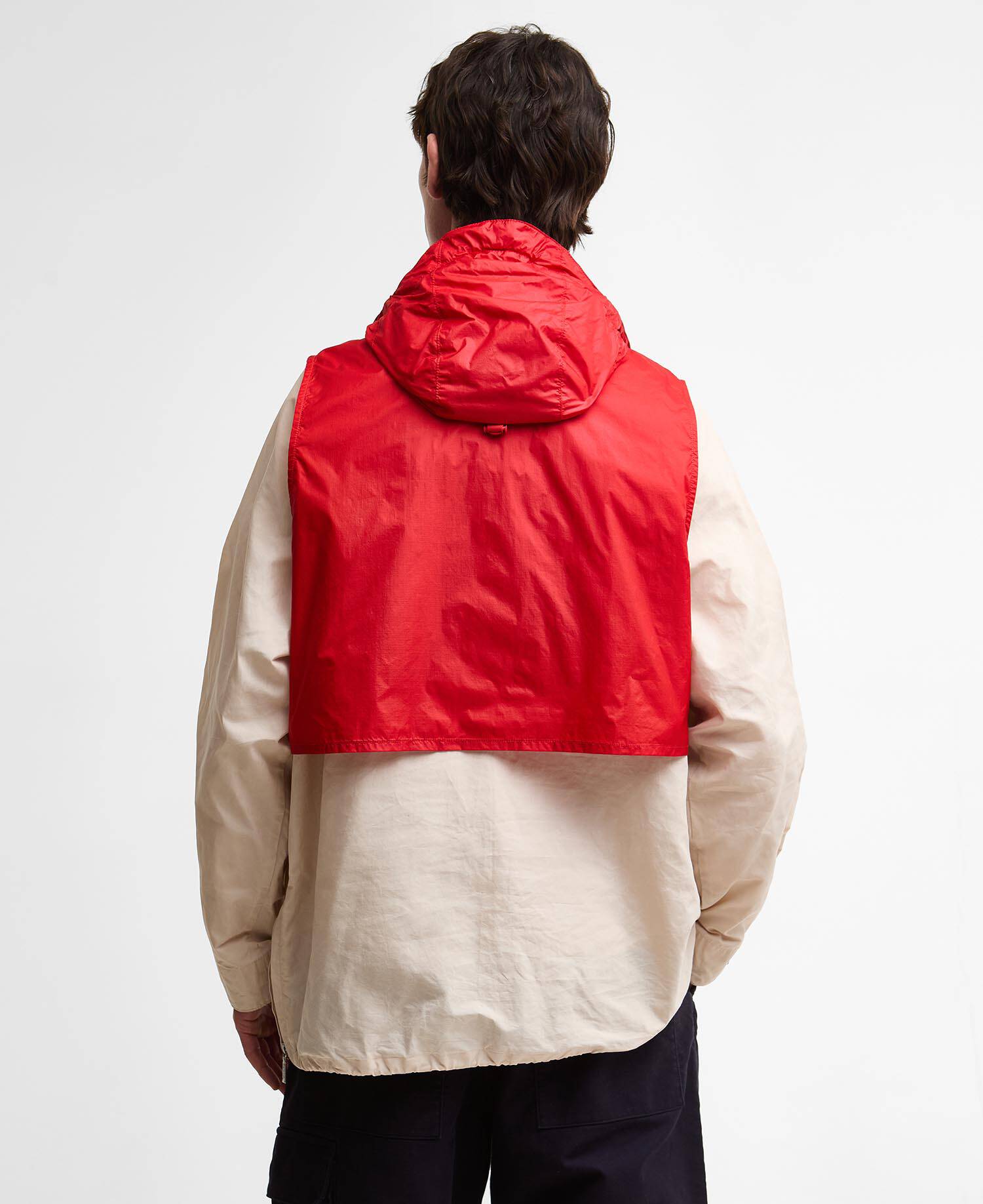 Barbour x Kaptain Sunshine Transport Smock Casual Jacket Oatmeal image number 2