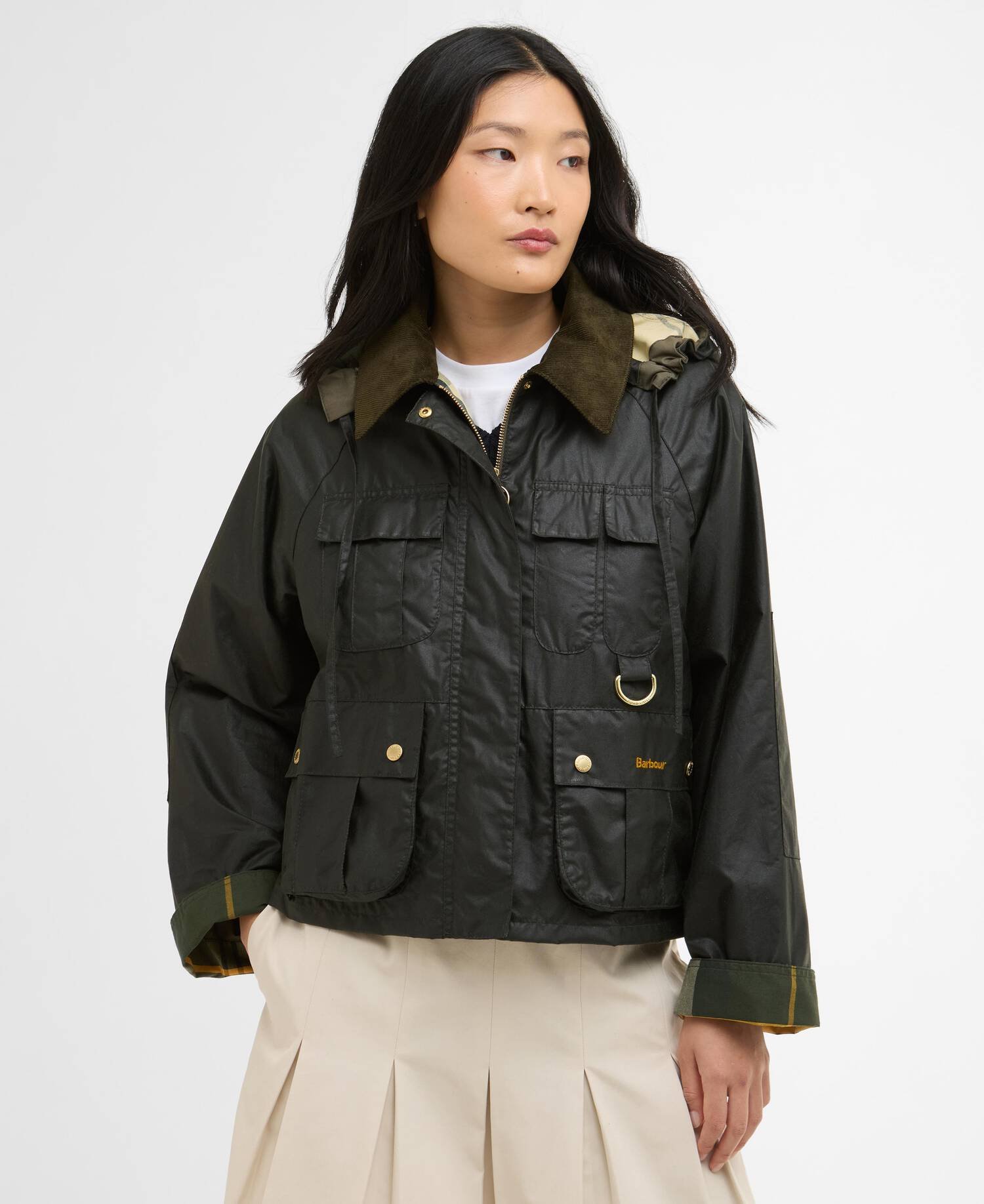 Liza Waxed Jacket Fern/Ancient image number 0