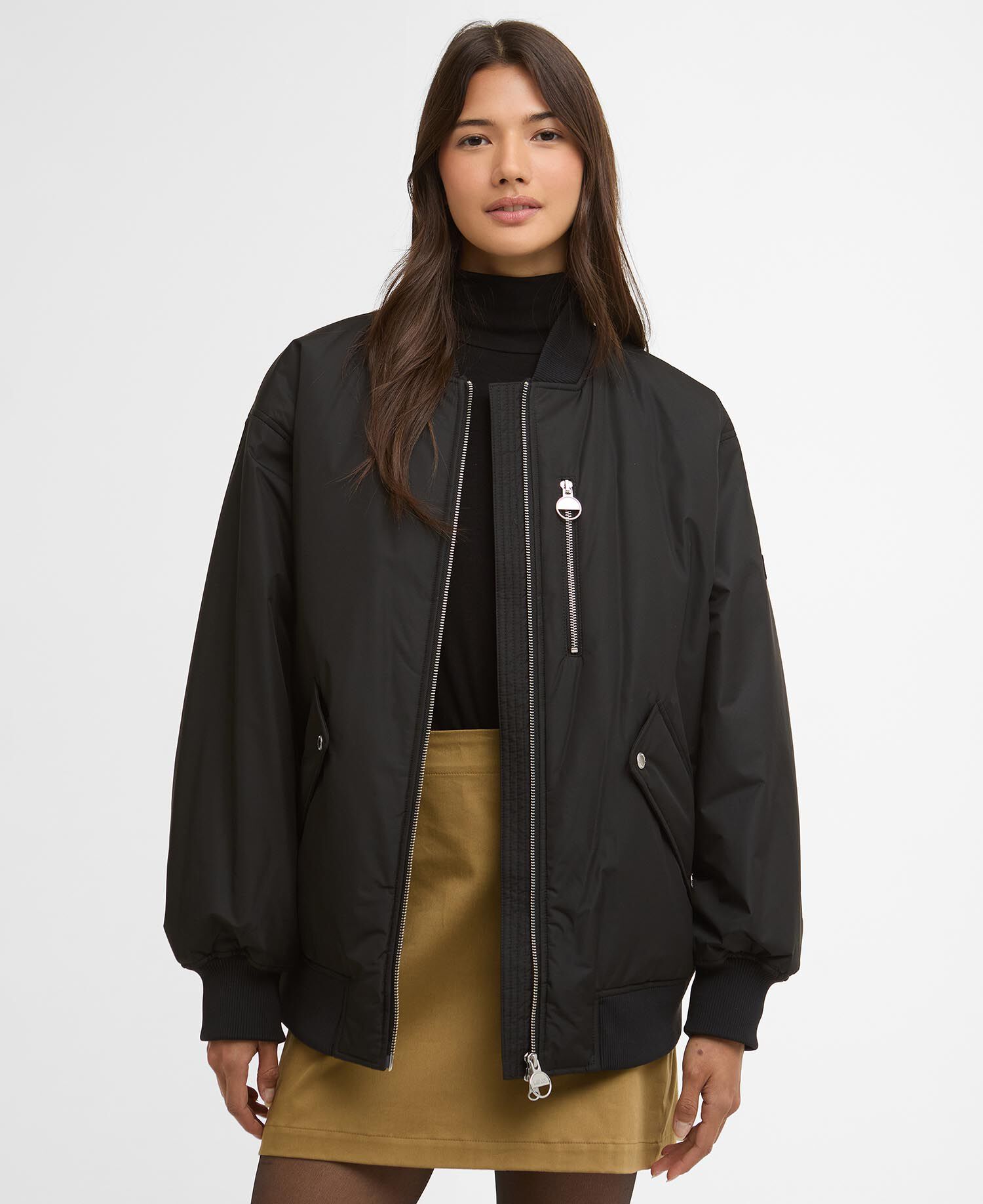 Kuala Showerproof Bomber Jacket Black