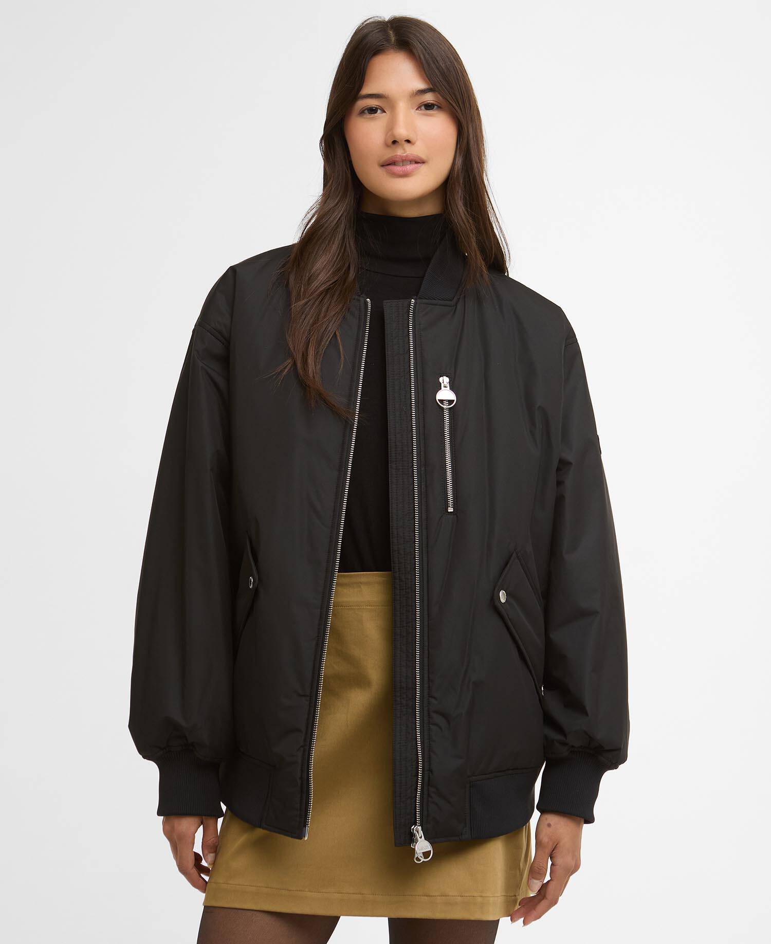 Kuala Showerproof Bomber Jacket Black image number 0