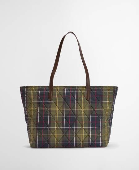 Wetherham Quilted Tartan Tote Bag Classic Tartan