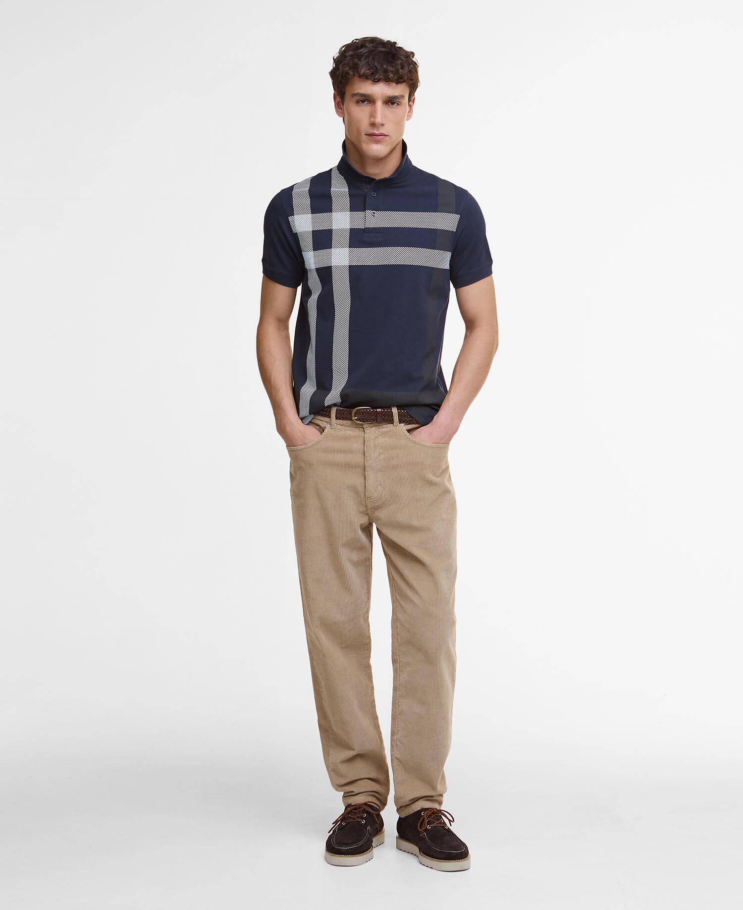 Blaine Tartan Short-Sleeved Polo Shirt image number 1