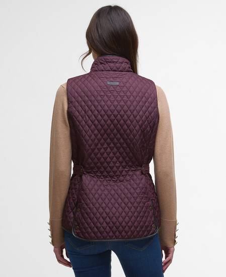 Dahlia Gilet Black Cherry Dahlia Gilet Black Cherry