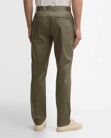 Lightweight Stretch Tailored Chinos Smokey Olive