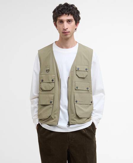 Weste Utility Editor Casual British Khaki