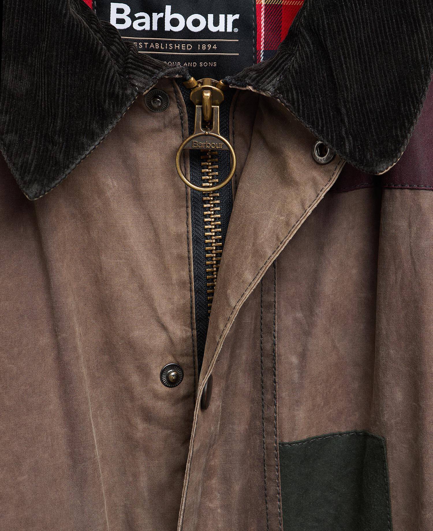 Barbour Re-Loved Ashby Waxed Jacket - Size XL image number 3