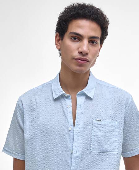 Treeland Short-Sleeved Shirt Bleached Blue