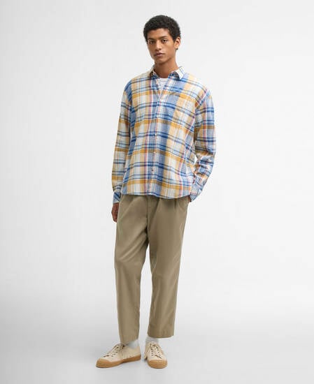 Hemd Holwick Checked Relaxed Blue