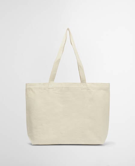 Script Tote Bag Red Logo