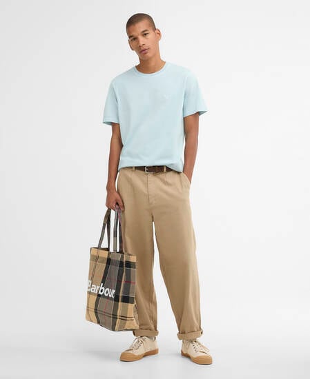Cotton Linen Relaxed Trouser Washed Stone