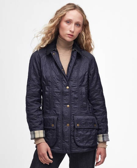 Beadnell Polarquilt Jacket Navy-Navy