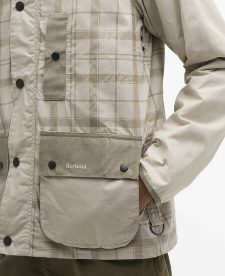 Festival Modified Bedale Casual Jacket Mist Tartan