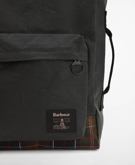 Zaino Field in tessuto cerato Sage/Classic