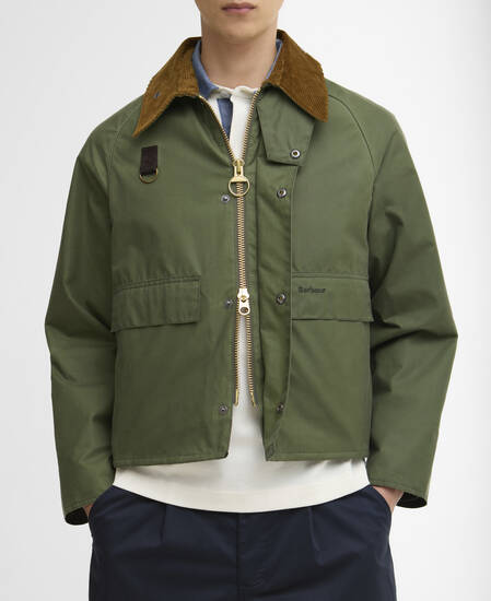 Spey Slim Waxed Jacket Light Moss