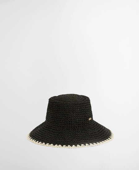 Camille Crochet Hat Black