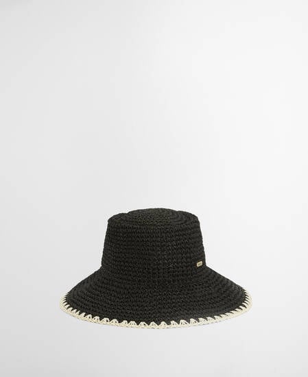 Camille Crochet Hat Black