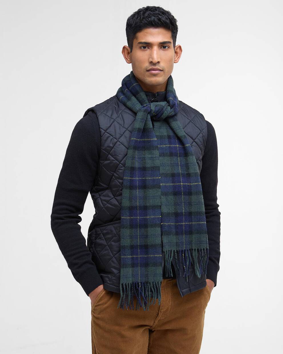 Schal Tartan Lammwolle