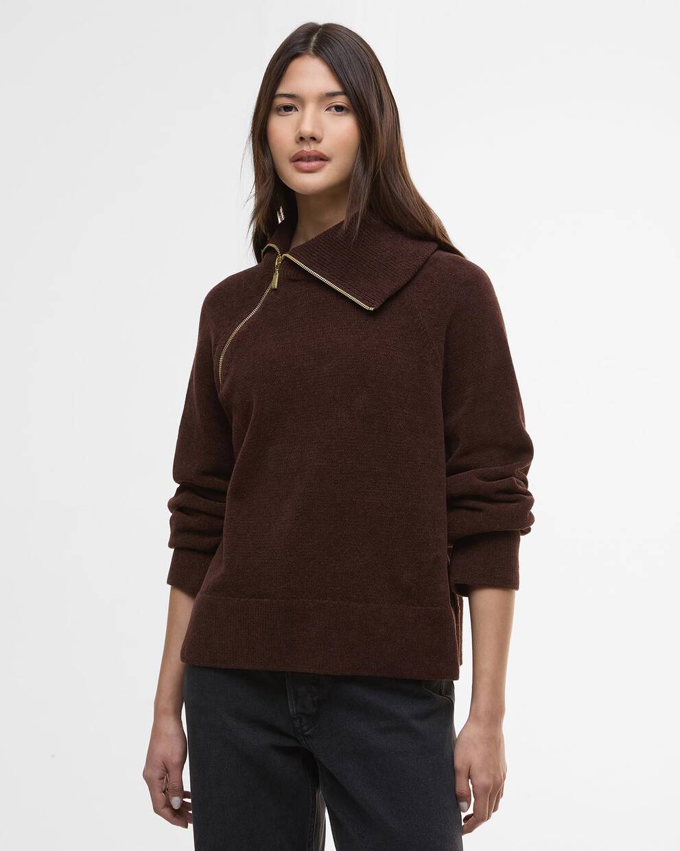 Saskia Funnel-Neck Jumper