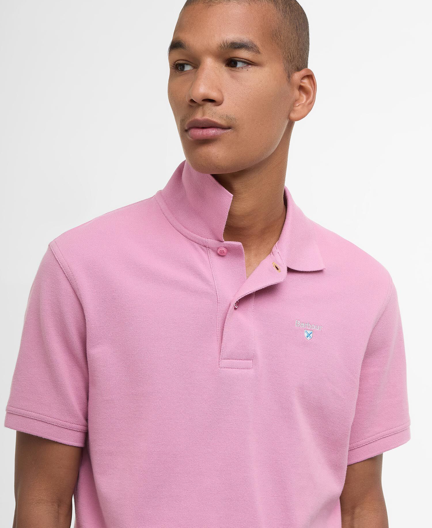Sports Short-Sleeved Polo Shirt True Pink