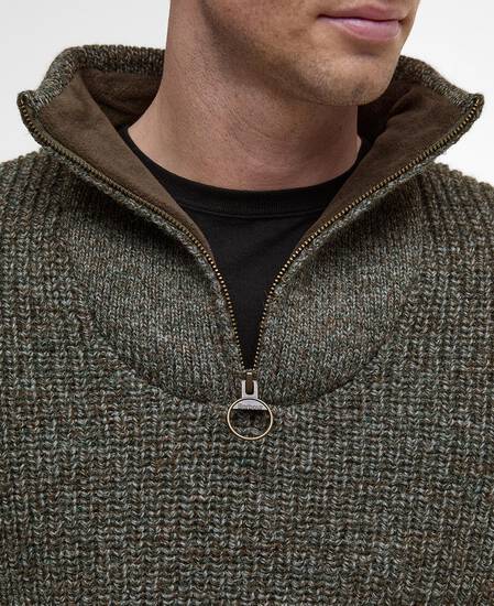New Tyne Half-Zip Jumper Derby Tweed