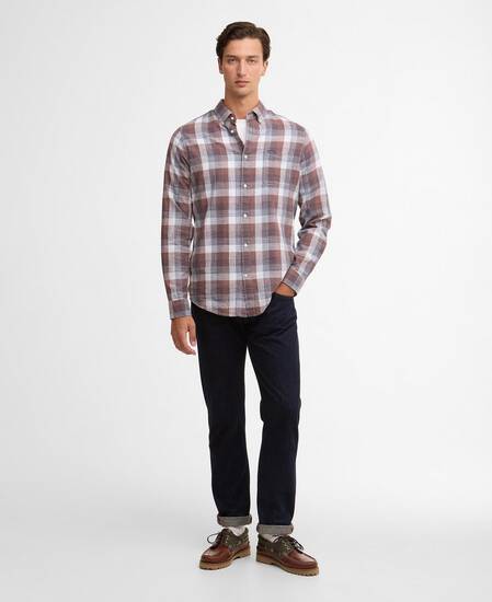 Hillroad Tailored Long-Sleeved Shirt Peppercorn