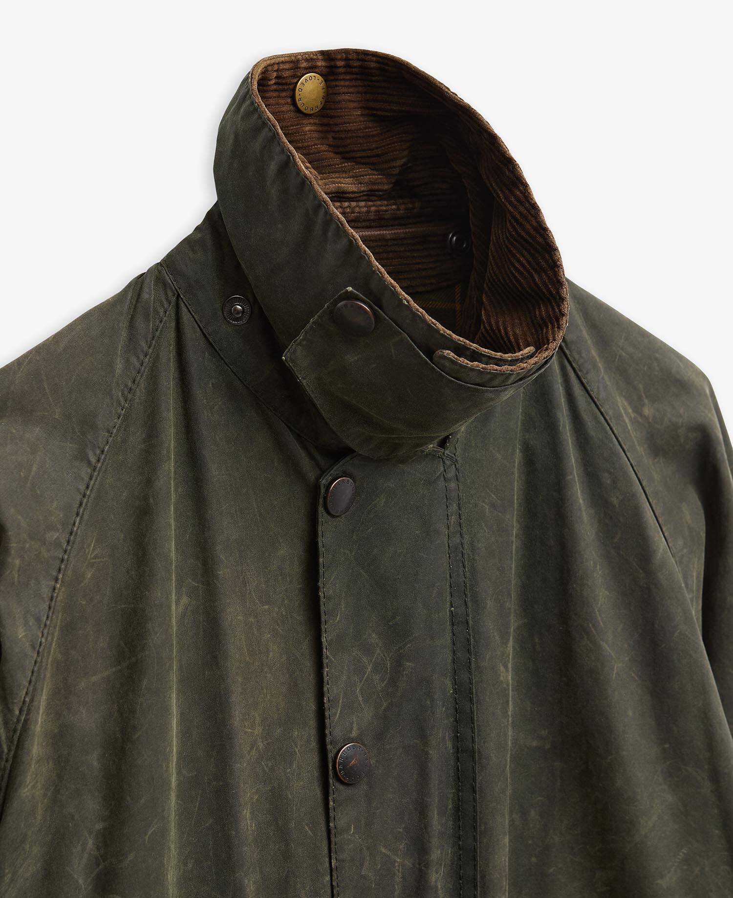 Barbour Re-Loved Beaufort Waxed Jacket - Size 36 Sage image number 5