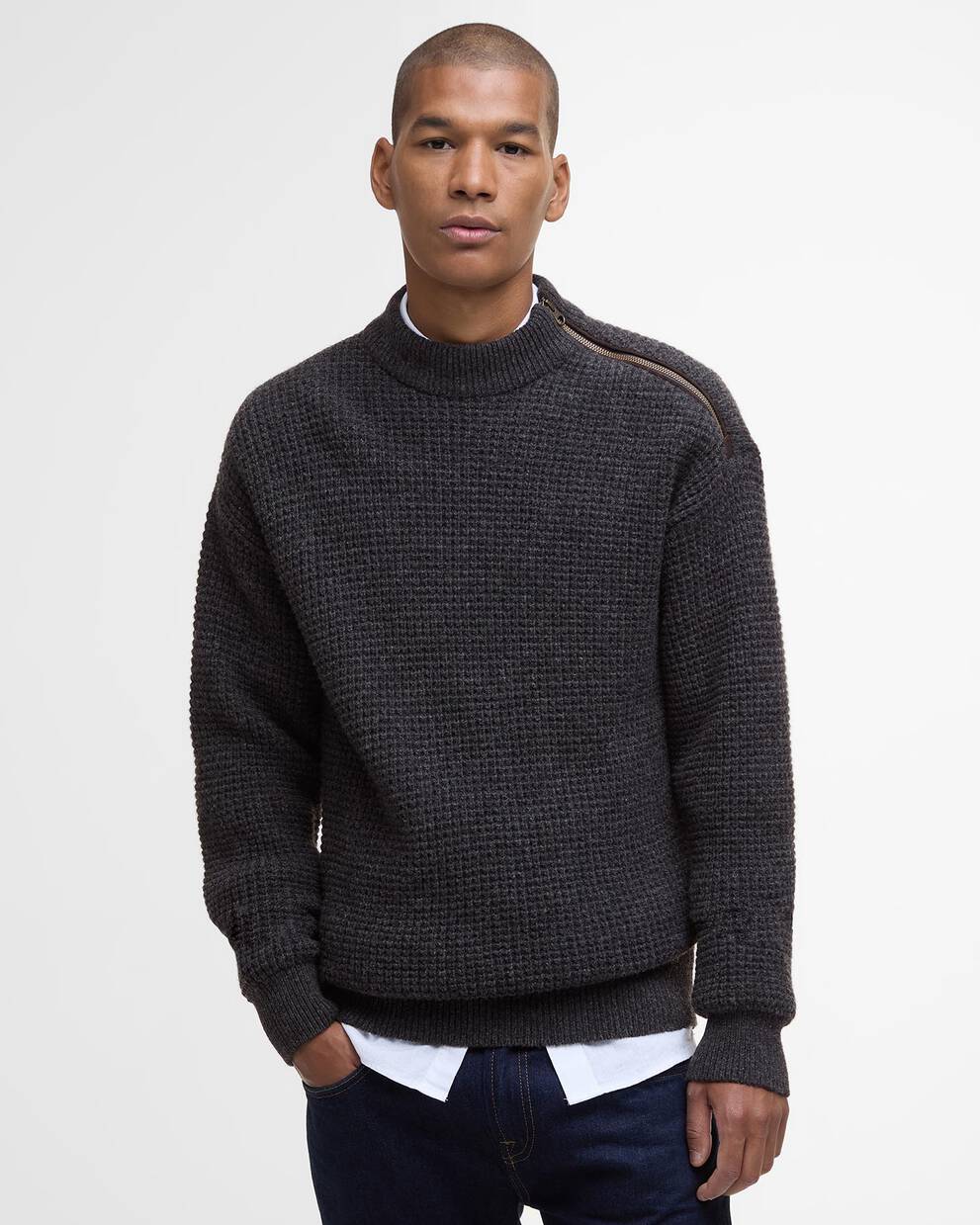 Maglione lavorato texturizzato Gearstone