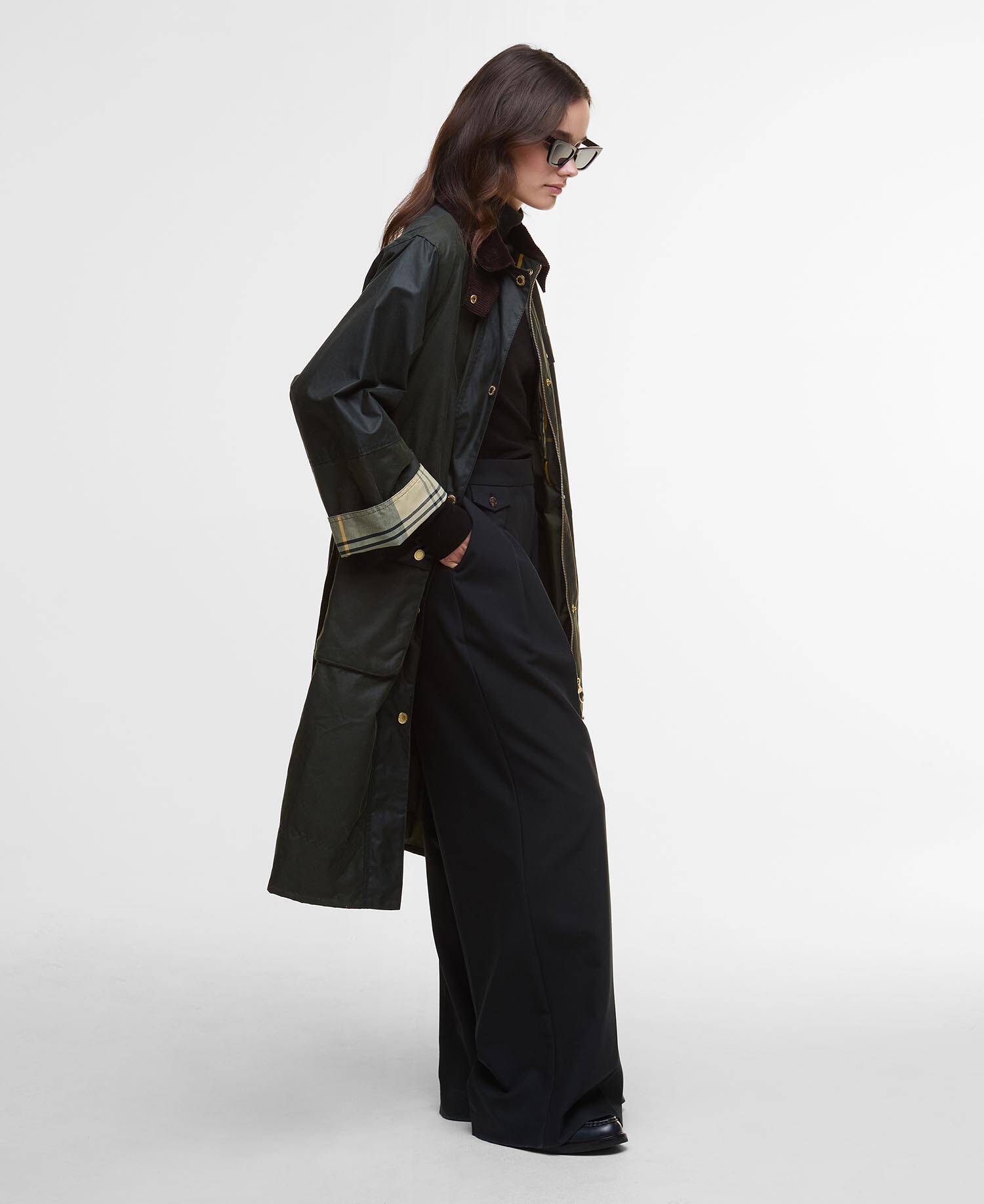 Milda Waxed Trench Coat image number 1