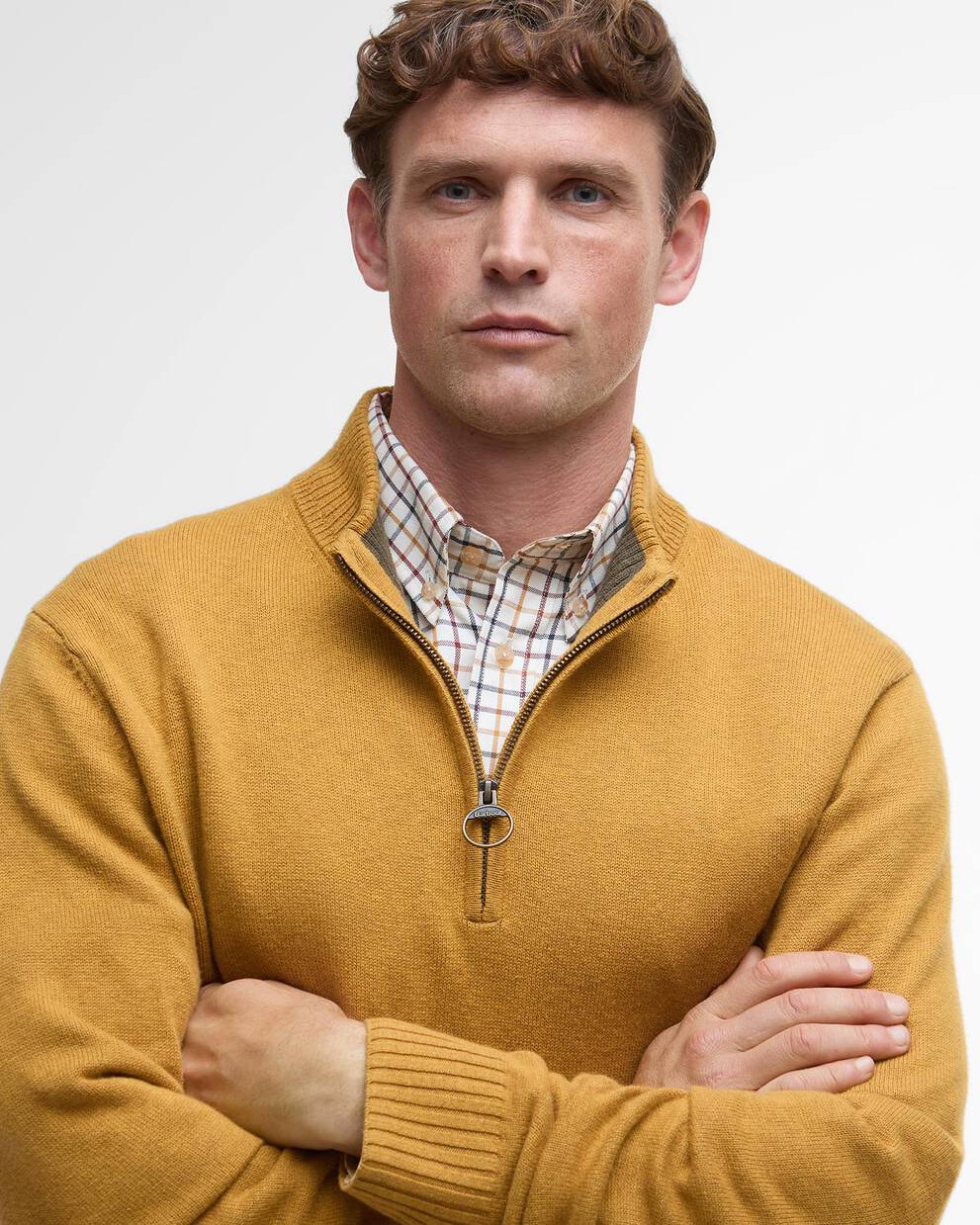 Maglione con zip corta Kelson