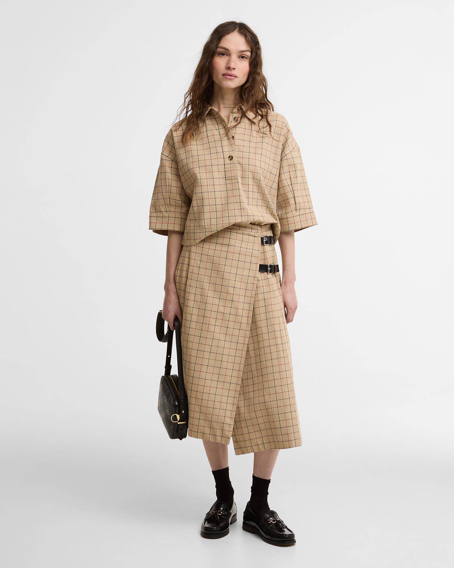 Hollington Tartan Midi Skirt image number 0