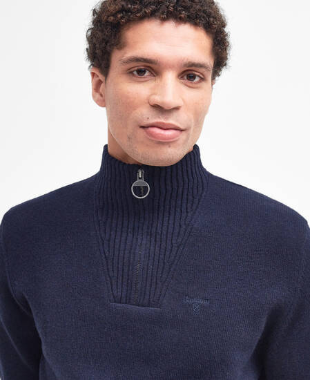 Essential Half-Zip Jumper Classic Navy
