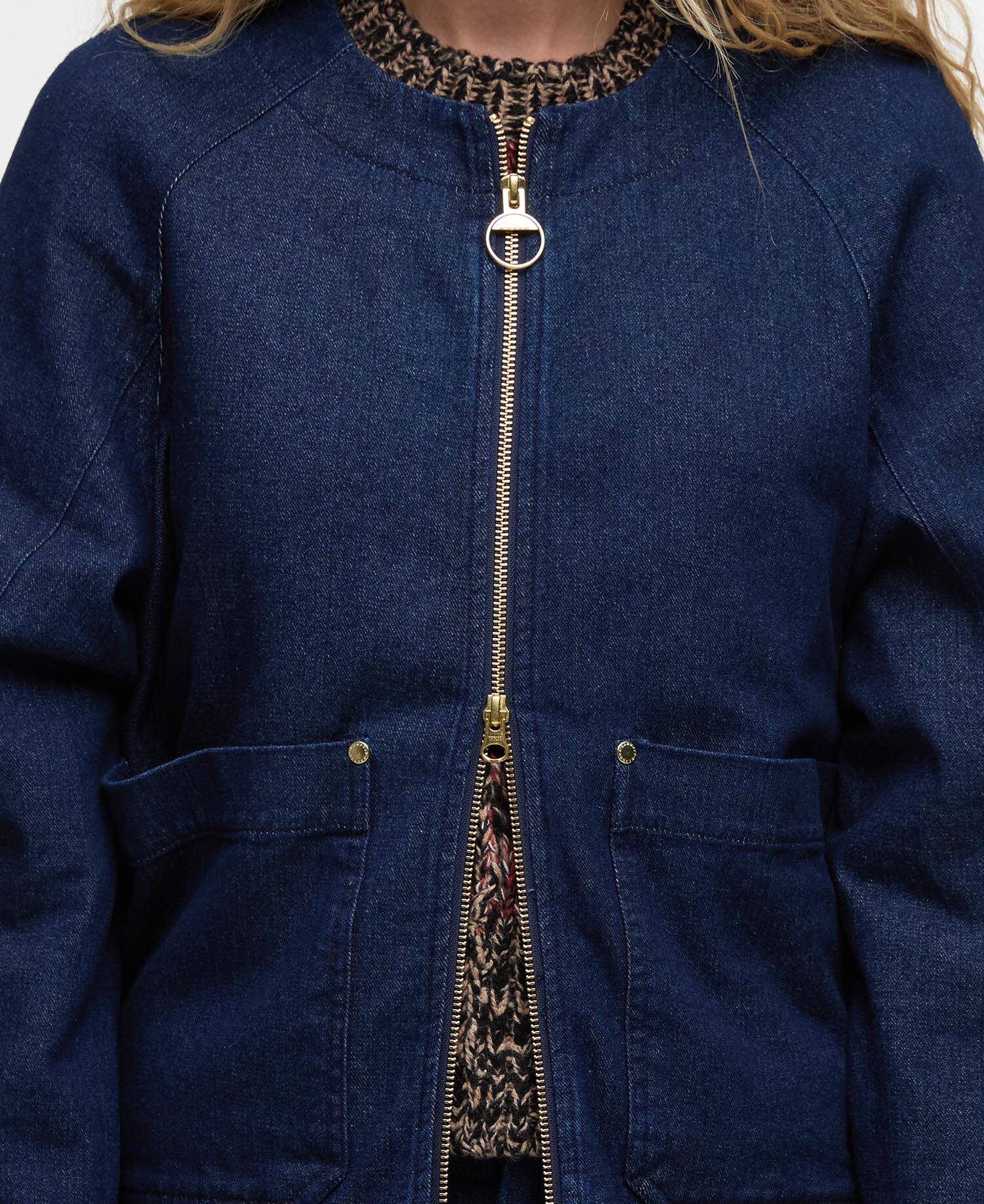 Saima Denim Overshirt image number 4