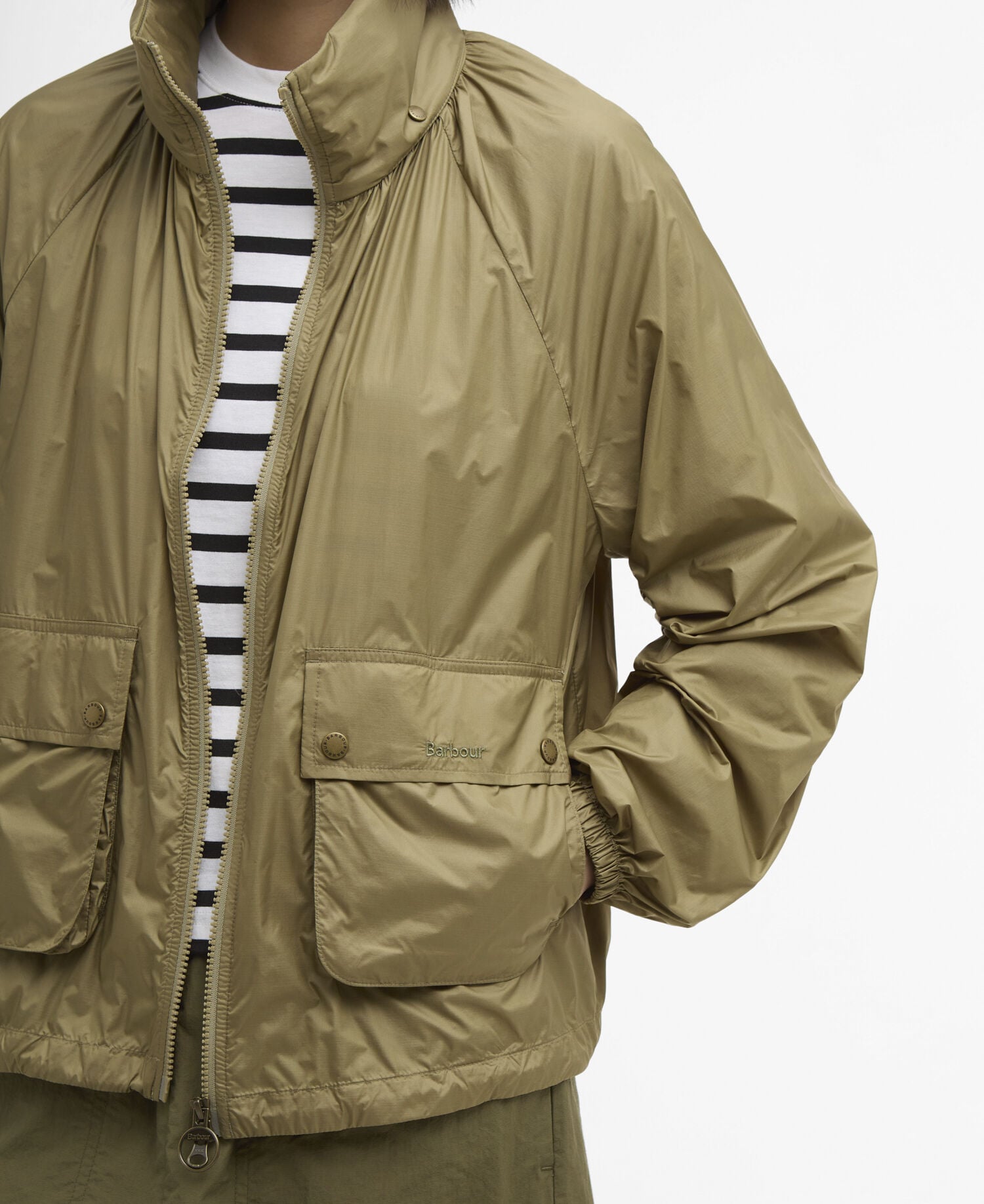 Rowane Showerproof Jacket Bleached Olive