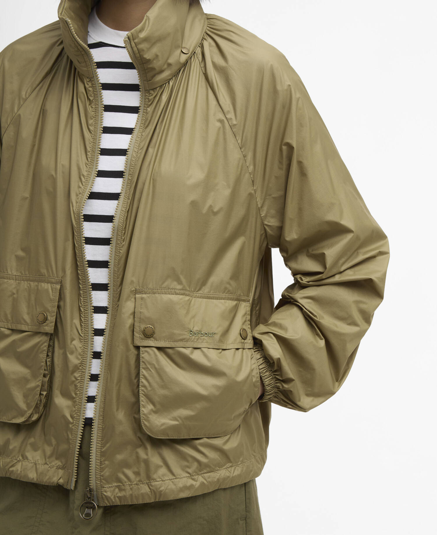 Rowane Showerproof Jacket Bleached Olive image number 4