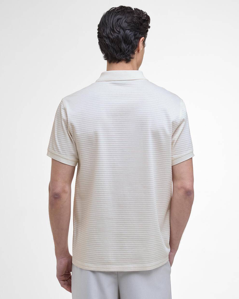 Alfred Jacquard Striped Polo Shirt