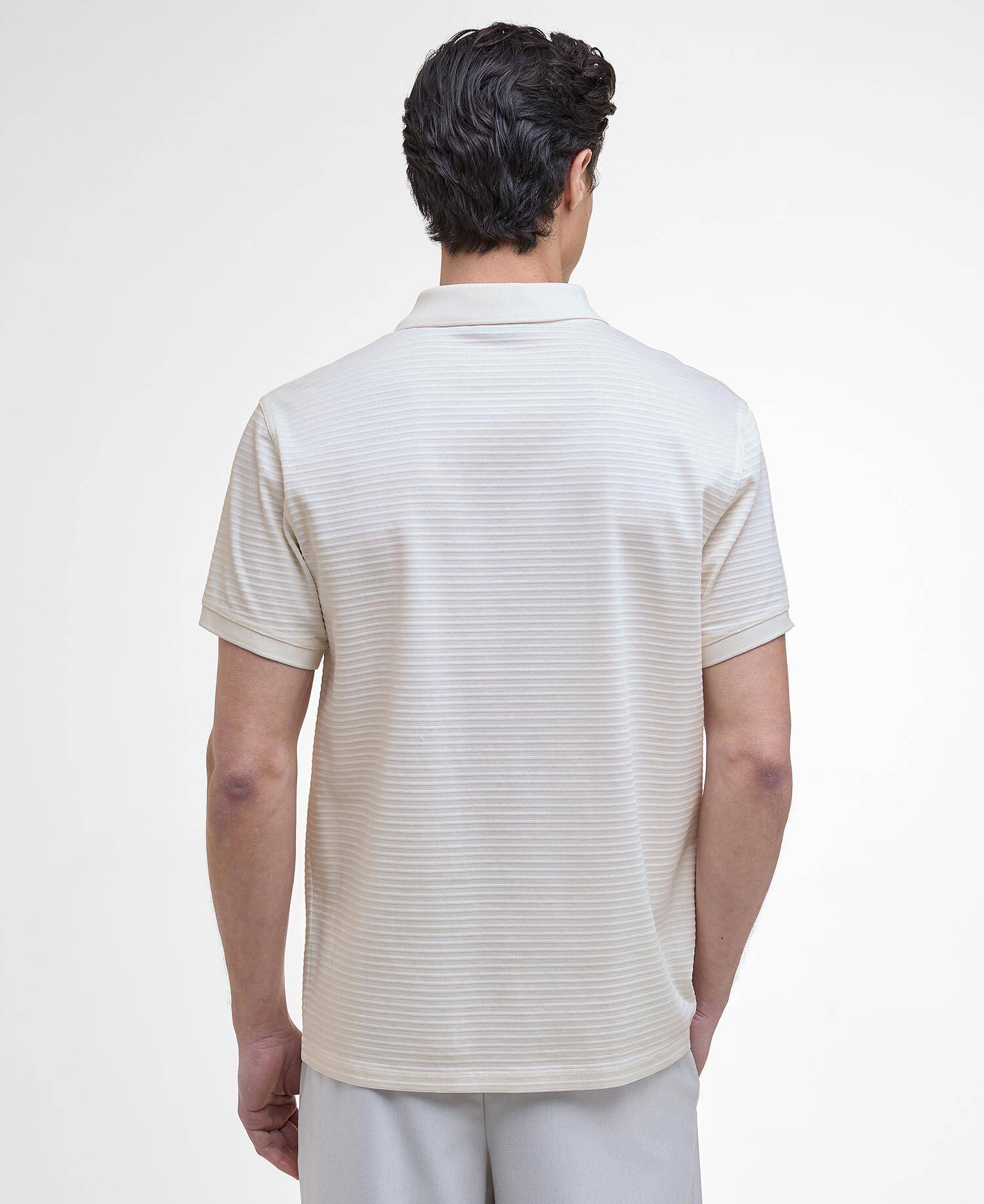 Alfred Jacquard Striped Polo Shirt image number 2