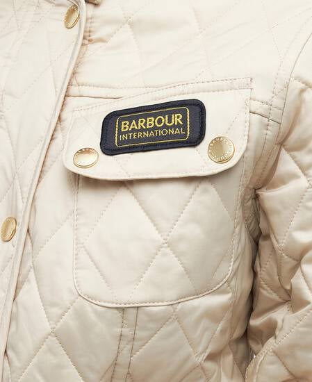 International Quilted Jacket Taupe-Pearl