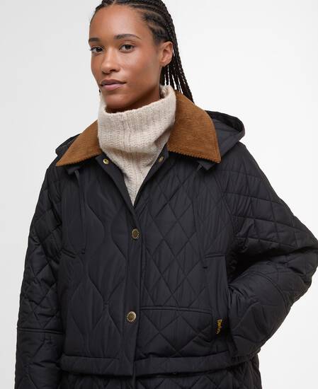 Lilian Quilted Jacket Black