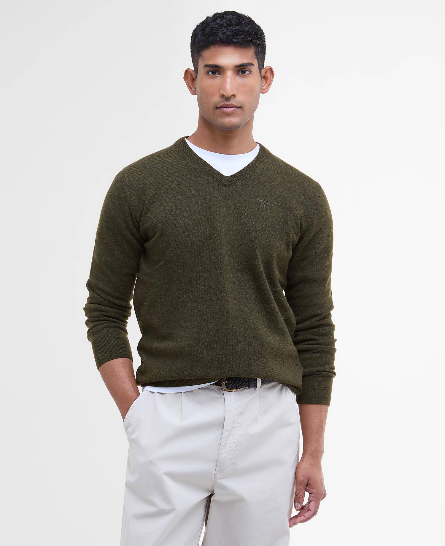 Essential V-Neck Jumper image number 0