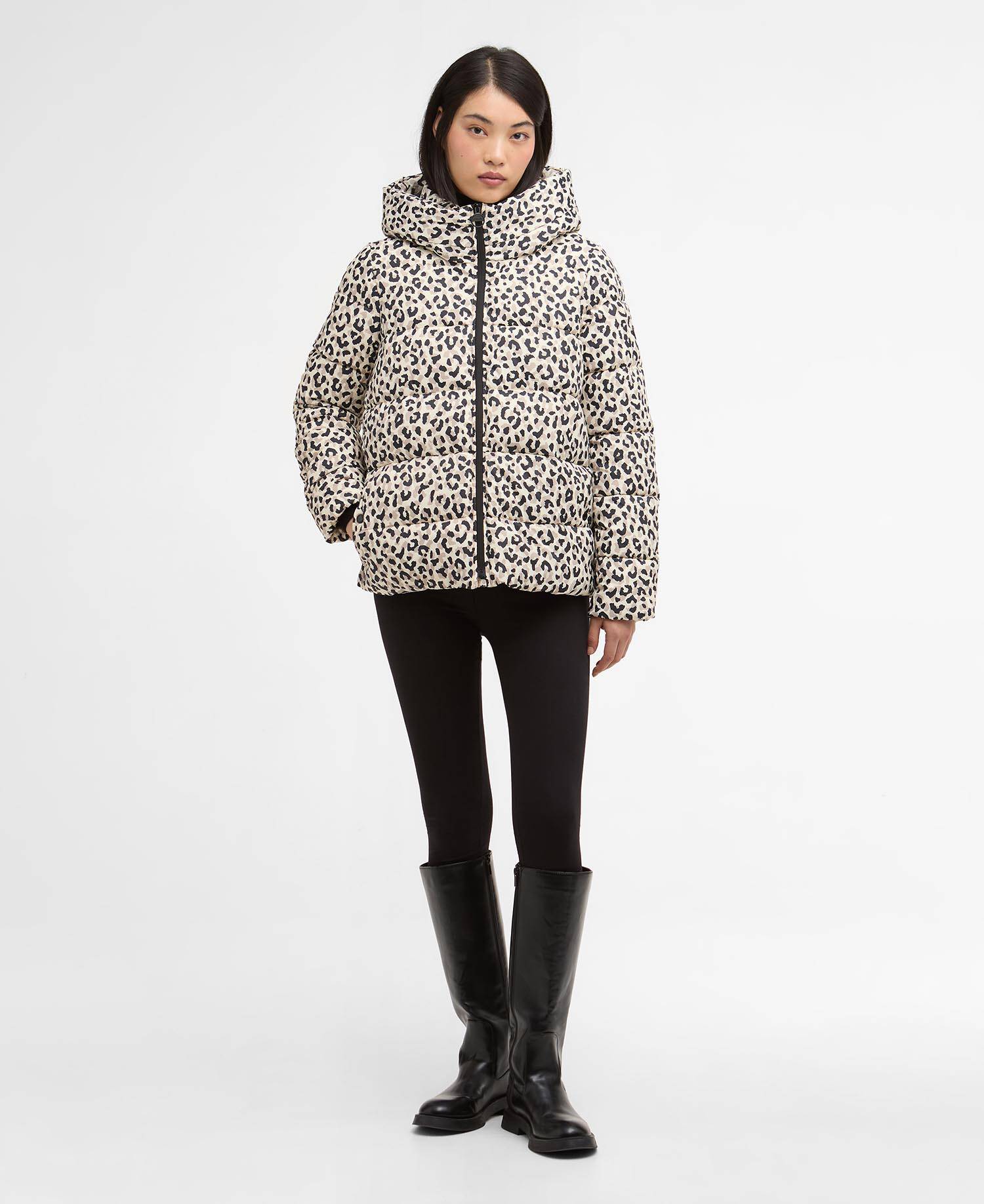 Olivios Printed Puffer Jacket image number 1